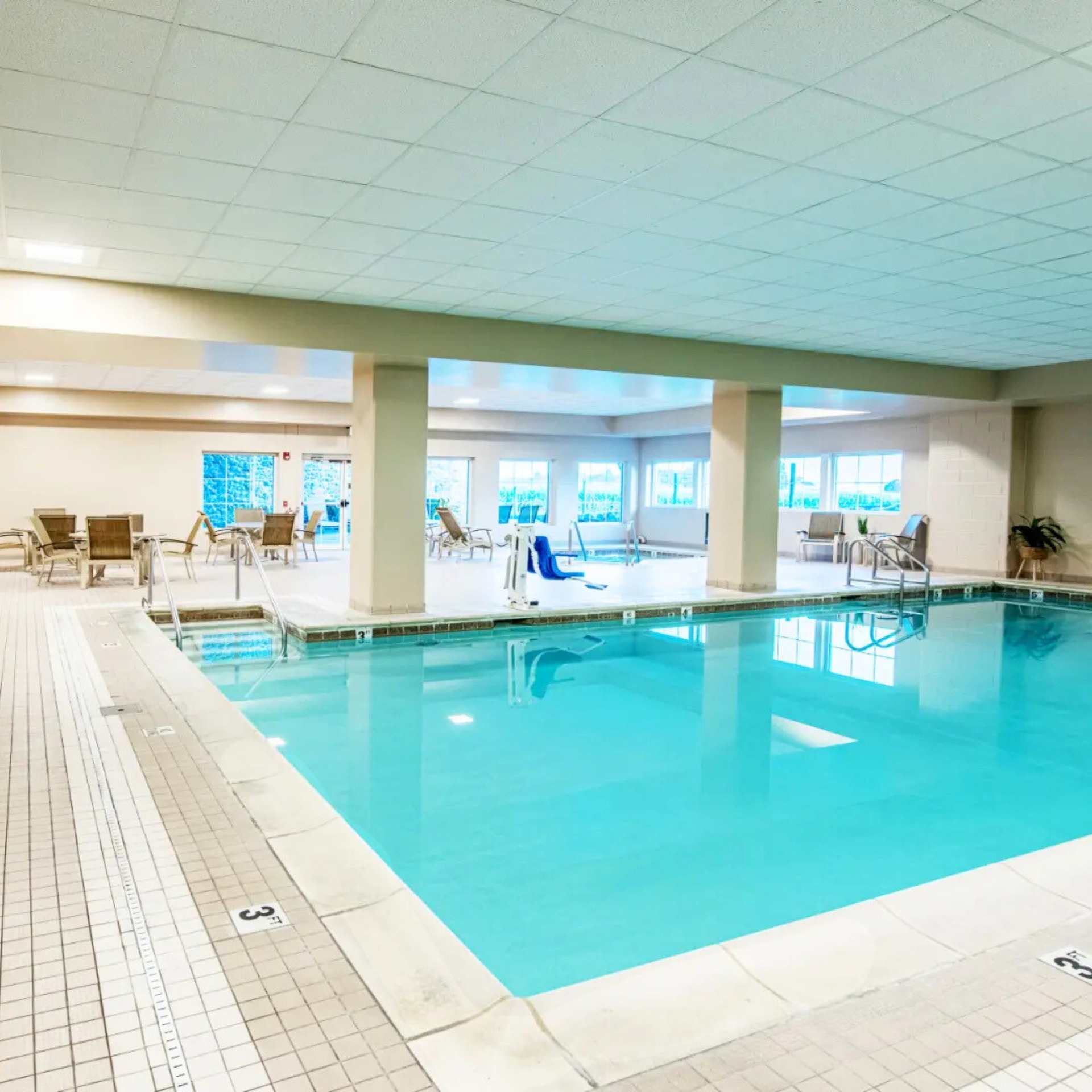 Pool at AmishView Inn & Suites in Lancaster County
