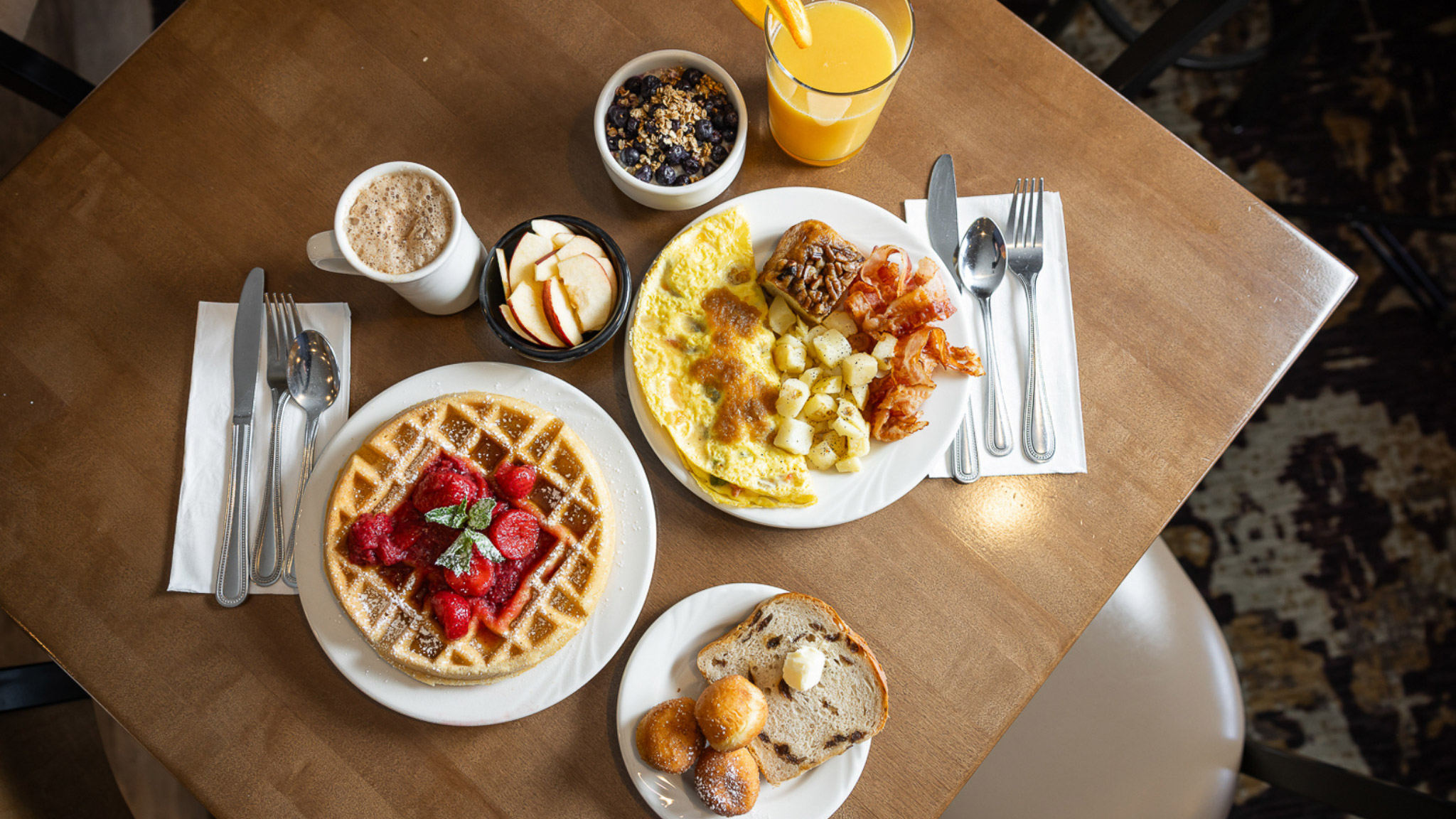 Breakfast at AmishView Inn & Suites - Lancaster County PA.